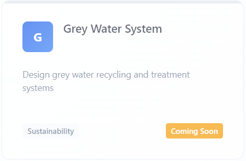 Plumbing Booster pipe material selection dropdown